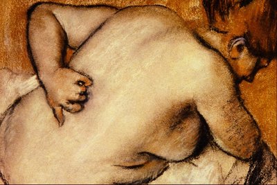 Desnuda rascándose la espalda de Edgar Degas